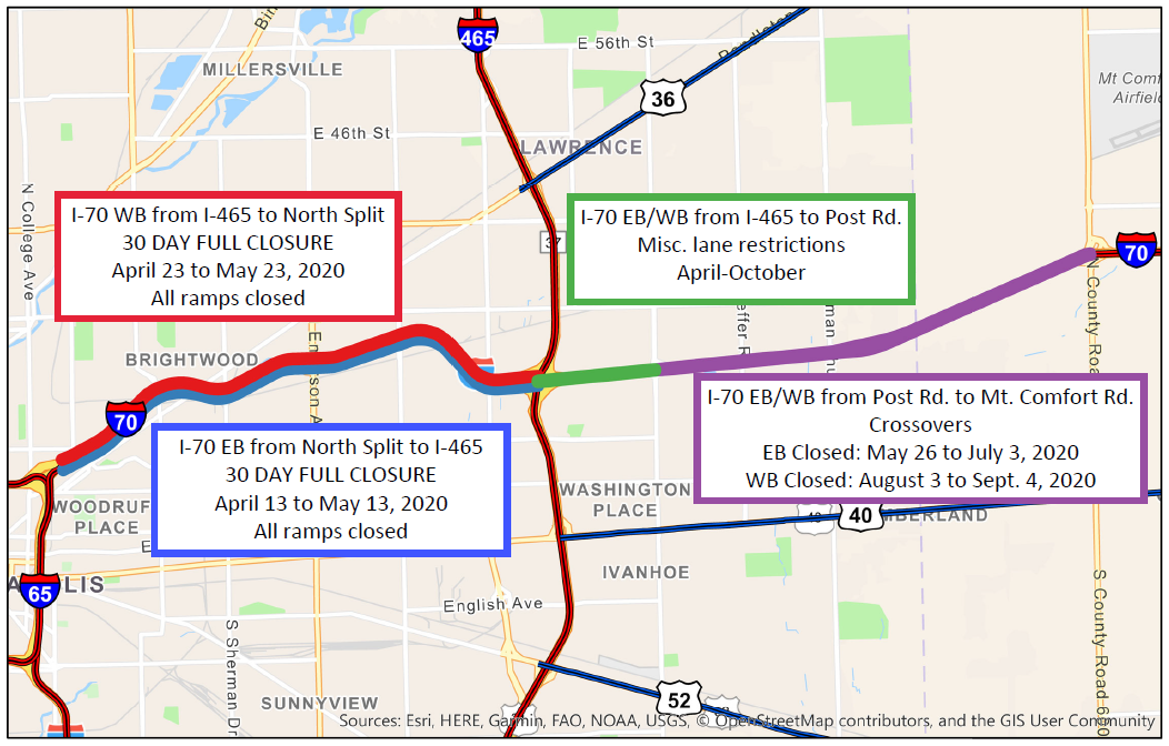 Indiana Road Construction Projects 2021 Map Major I-70 Construction Set To Get Under Way - The Daily Reporter -  Greenfield Indiana
