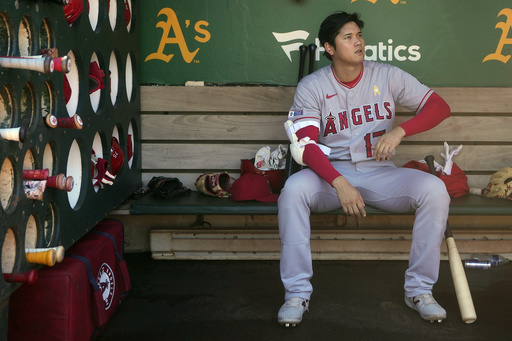 Angels star Shohei Ohtani out for the rest of the season because of oblique  injury