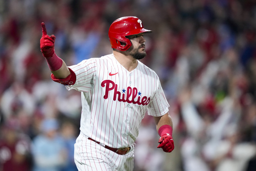 Bryce Harper, Kyle Schwarber power Phillies past Diamondbacks in NLCS Game 1