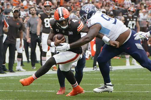 Browns QB Deshaun Watson out vs. Ravens, rookie Dorian Thompson-Robinson  starts