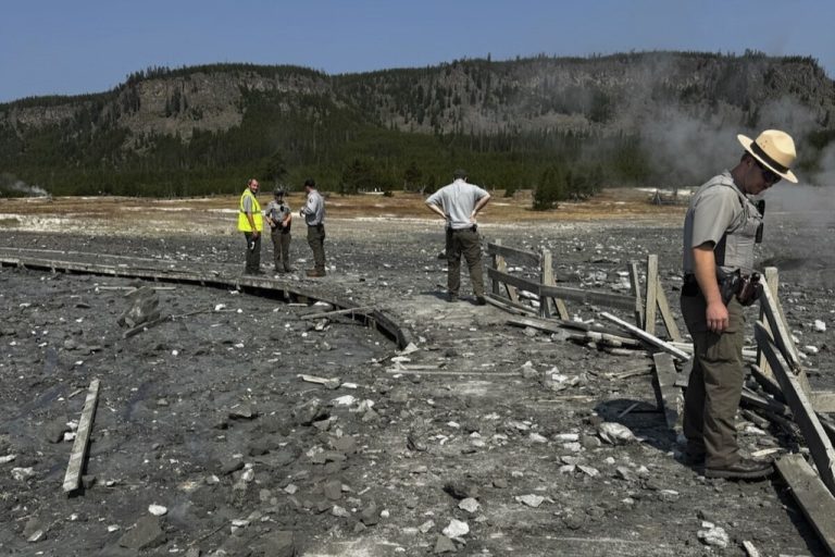 Surprise Yellowstone geyser eruption highlights little known hazard at